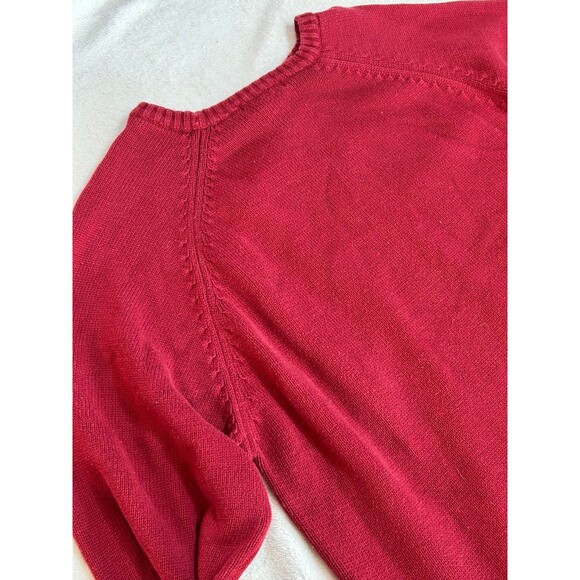 Basic Editions Vintage 100% Cotton Heavyweight Crewneck Pullover Sweater size L - Picture 4 of 6
